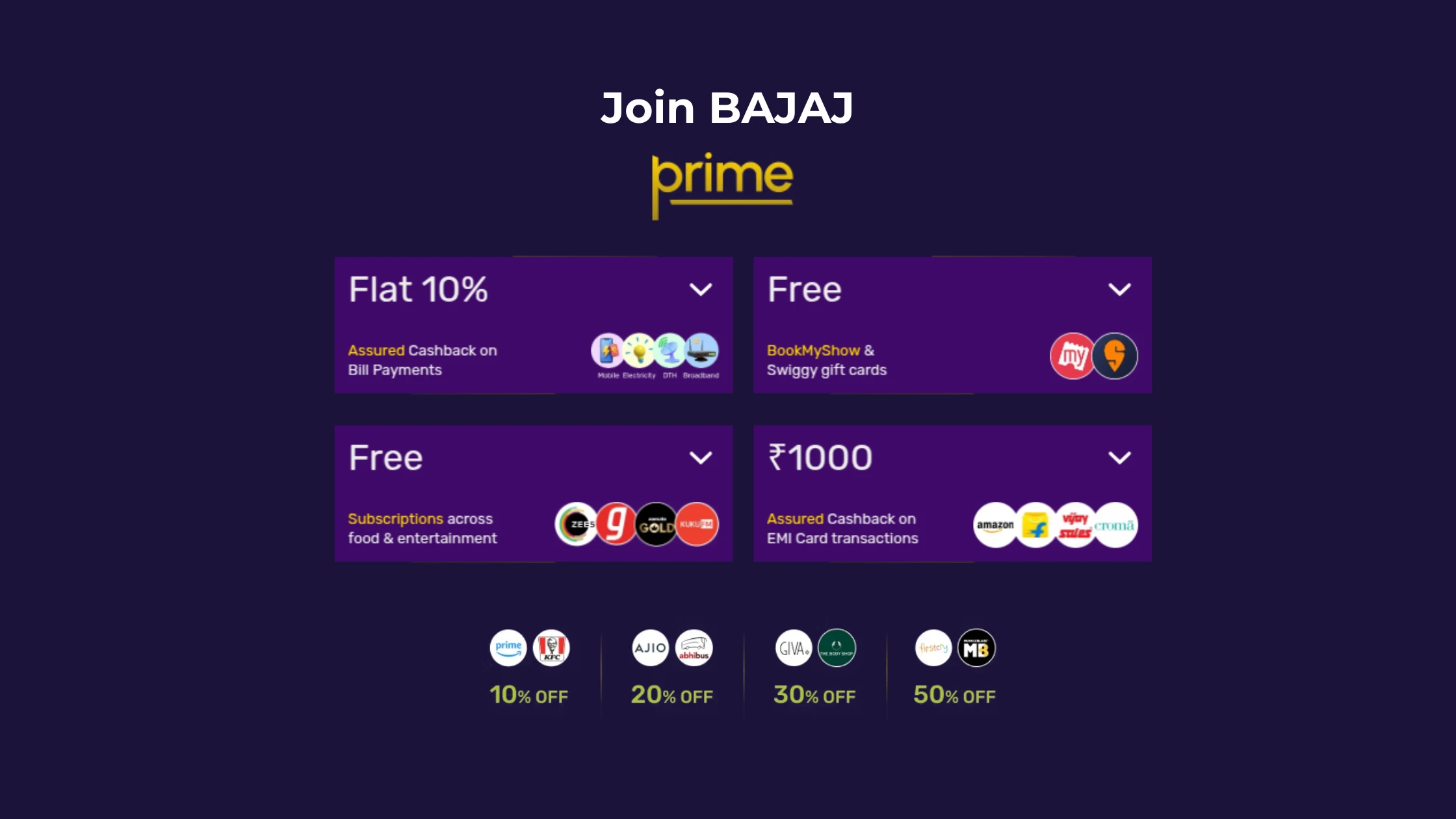 Bajaj Prime Membership